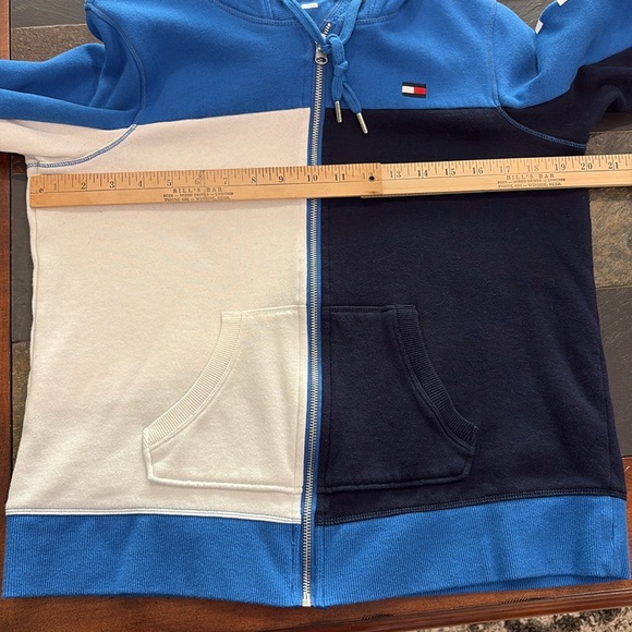 TOMMY HILFIGER SPORT WOMENS ZIP FRONT HOODIE.SIZE L.. EUC - Picture 5 of 5